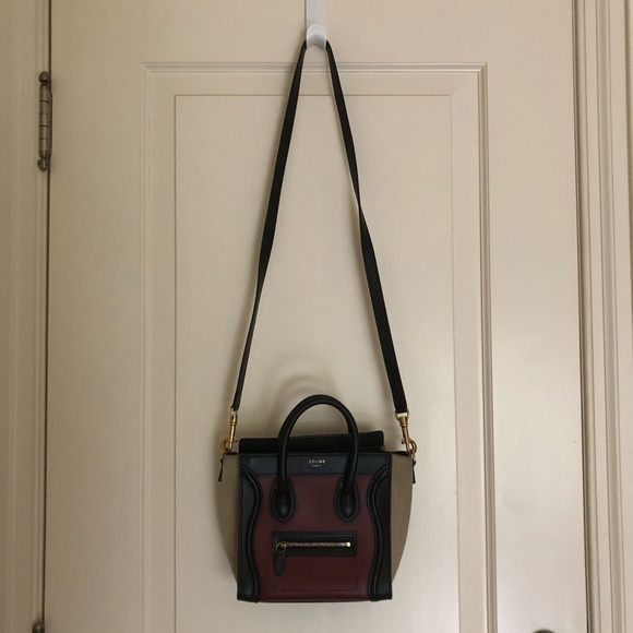 Authentic Celine Micro Nano Luggage Tri-color bag - Picture 9 of 13